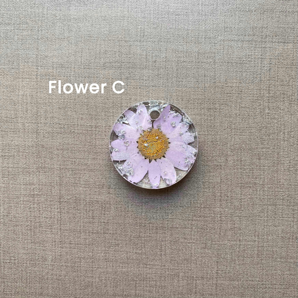 Custom Pet Tag - Preserved Flower