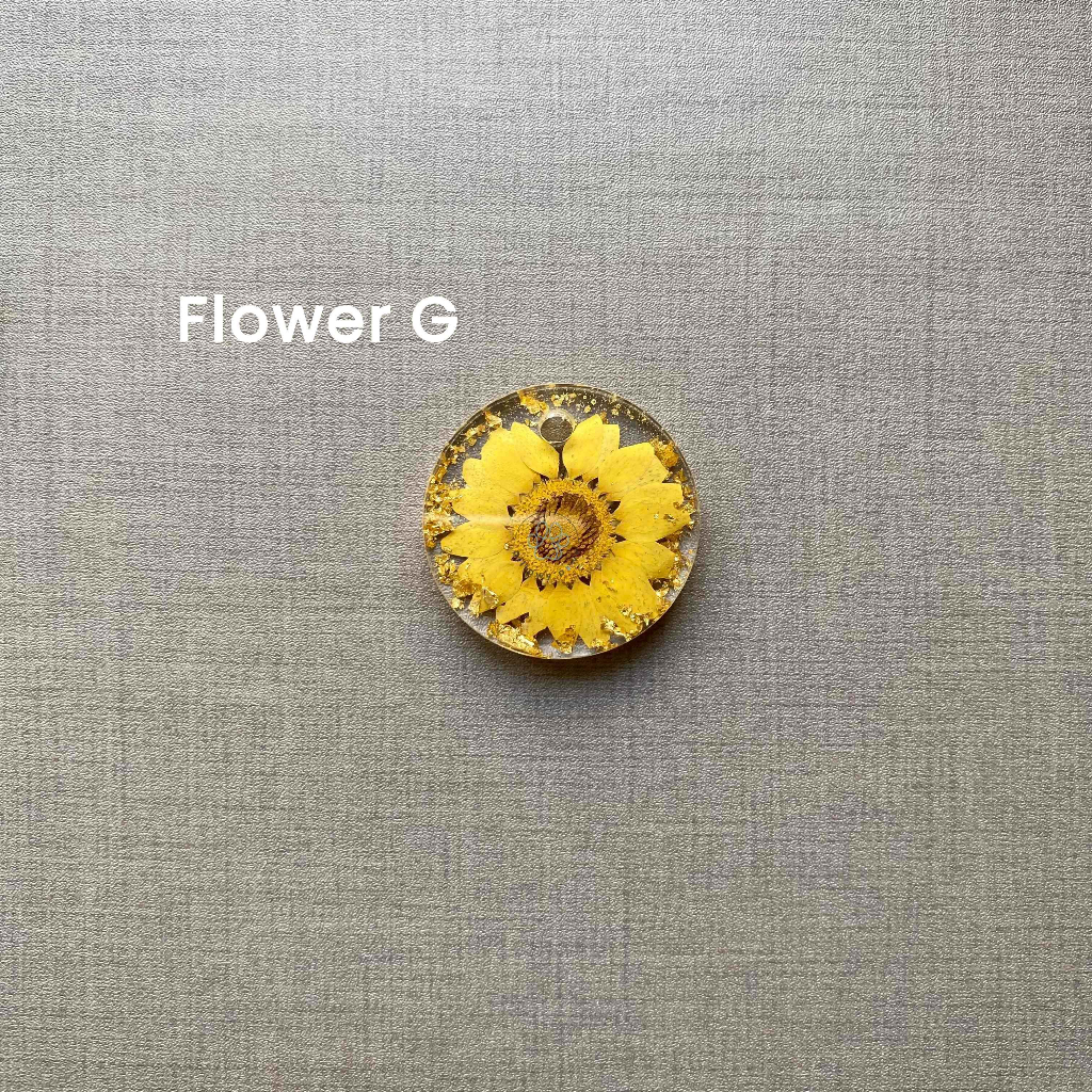 Custom Pet Tag - Preserved Flower